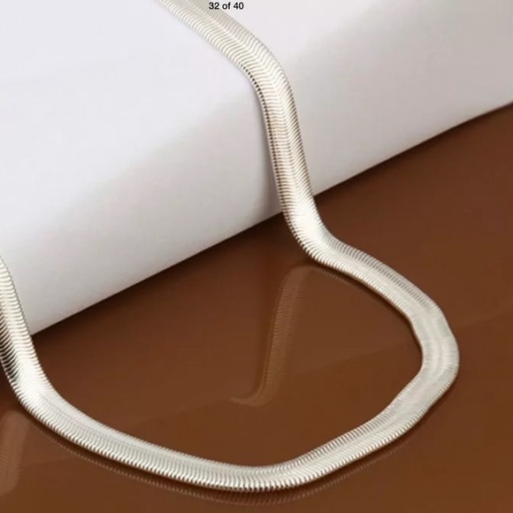 NEW sterling silver chain very nice - Picture 2 of 3